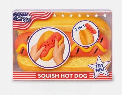 Jumbo Hot Dog Squishy